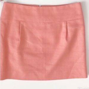 J. Crew Size 6 Coral Skirt - Lined EUC